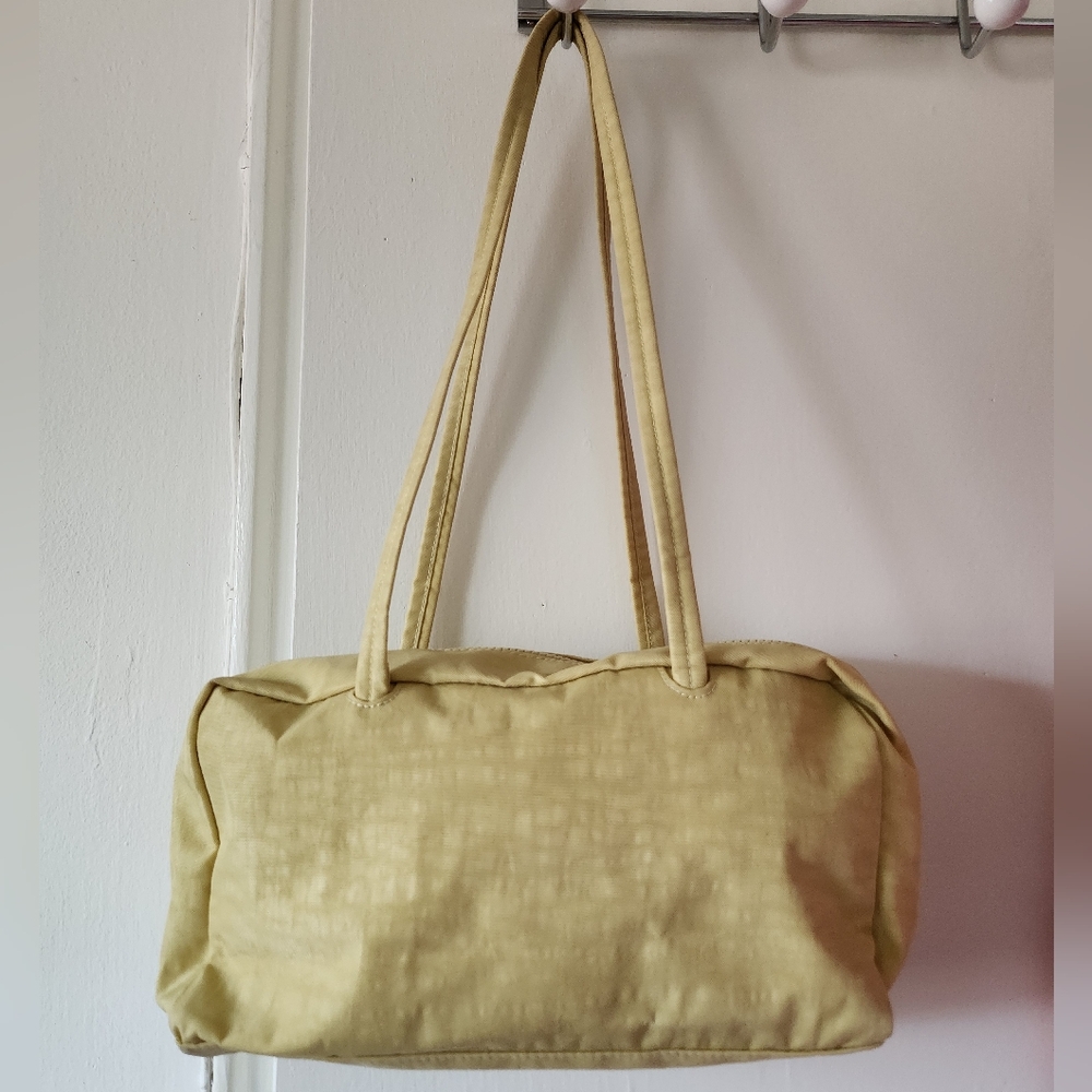 BAGGUE Bowler Bag In Butter Yellow
